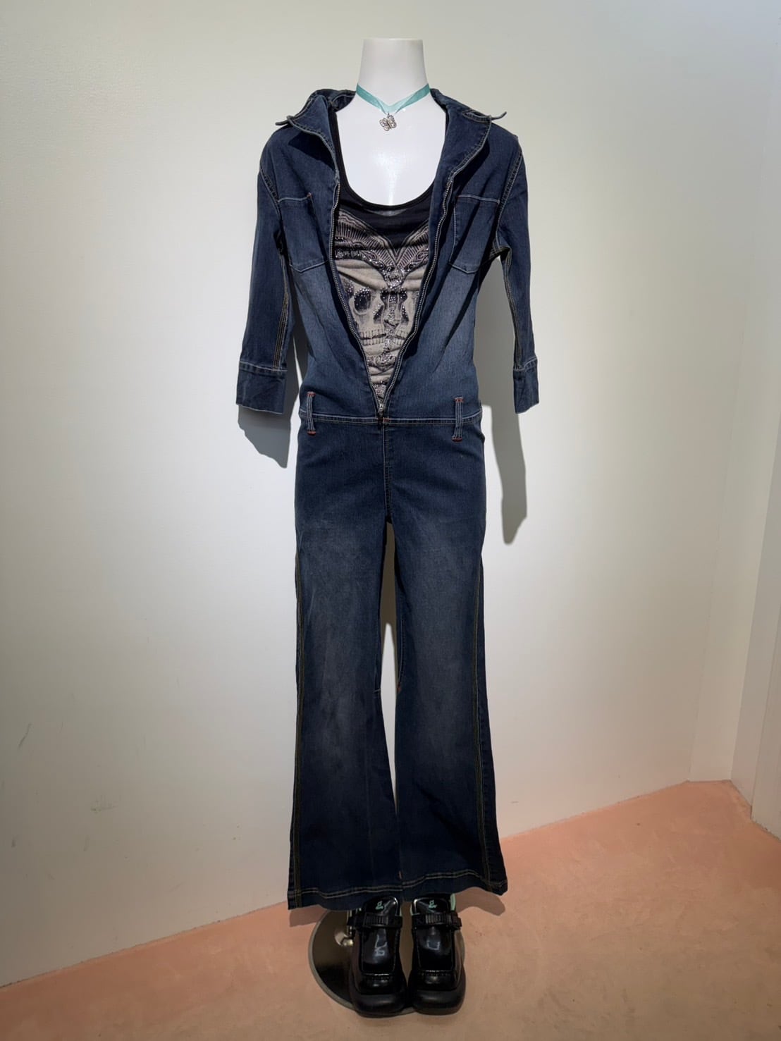 Denim jumpsuit
