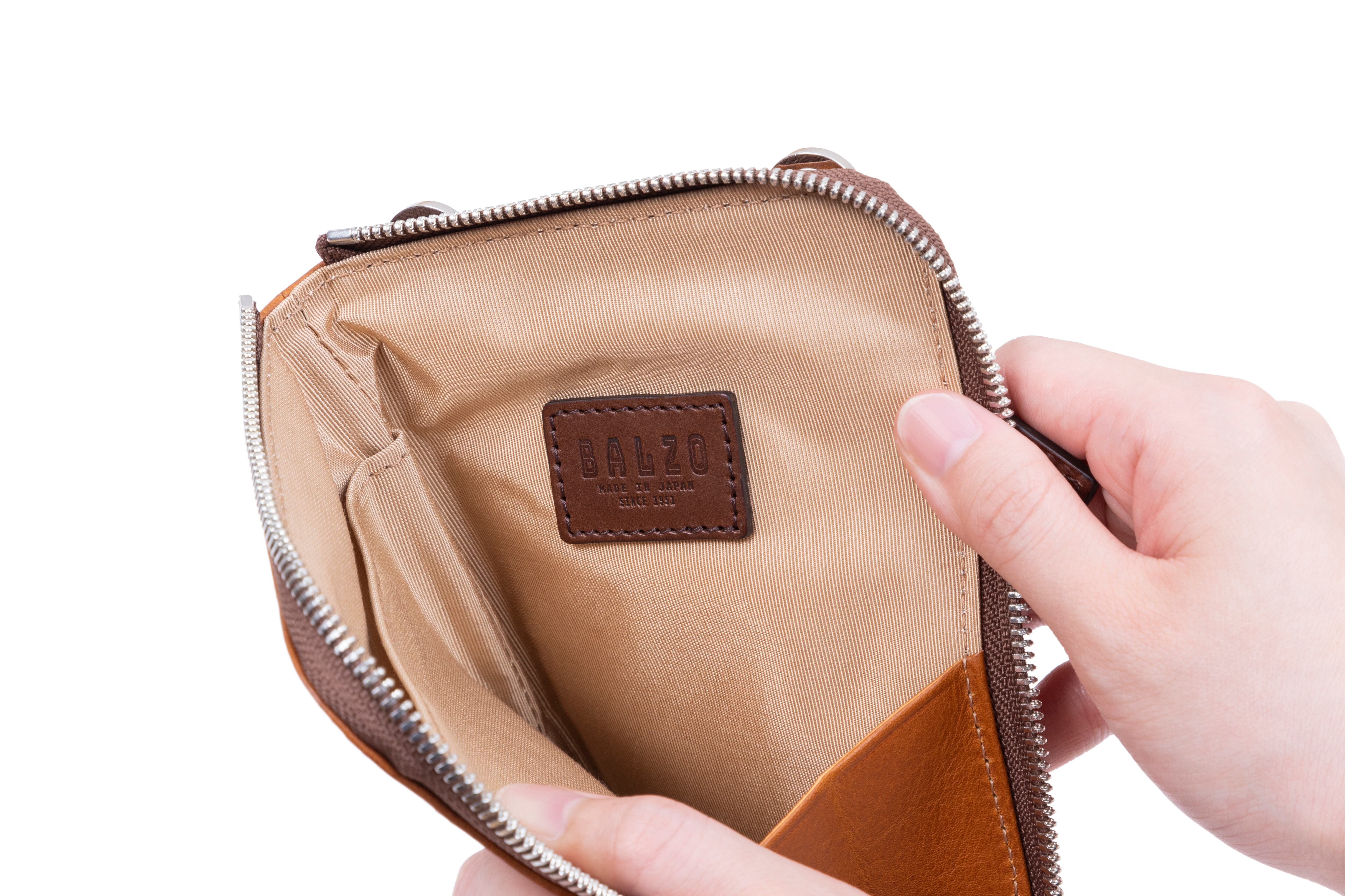 BALZO ミネルバボックス BMB-18003 ブッテーロ 日本製 鞄 ネックポーチ