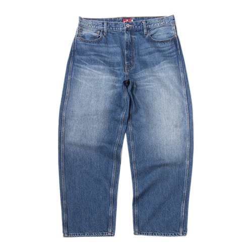 HELLRAZOR｜BAGGIE DENIM PANTS -FADE INDIGO- 送料無料