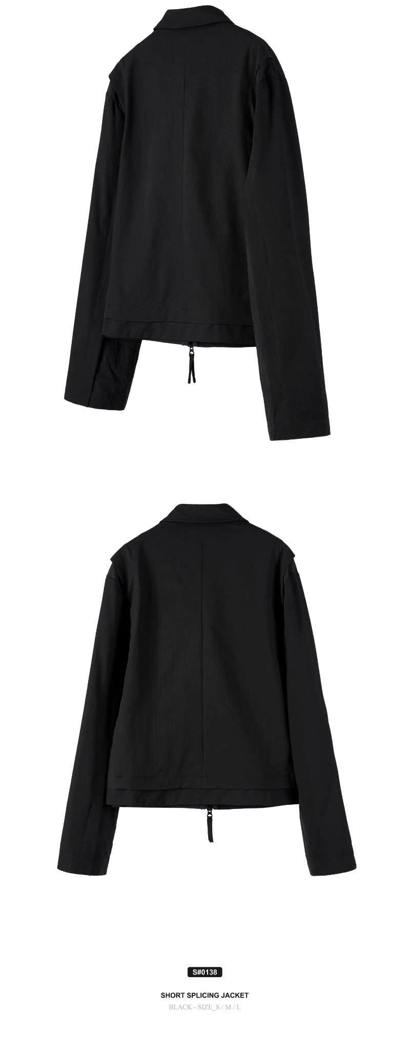 SQUD デコンストラクトショート丈レーシングジャケット | テックウェア  