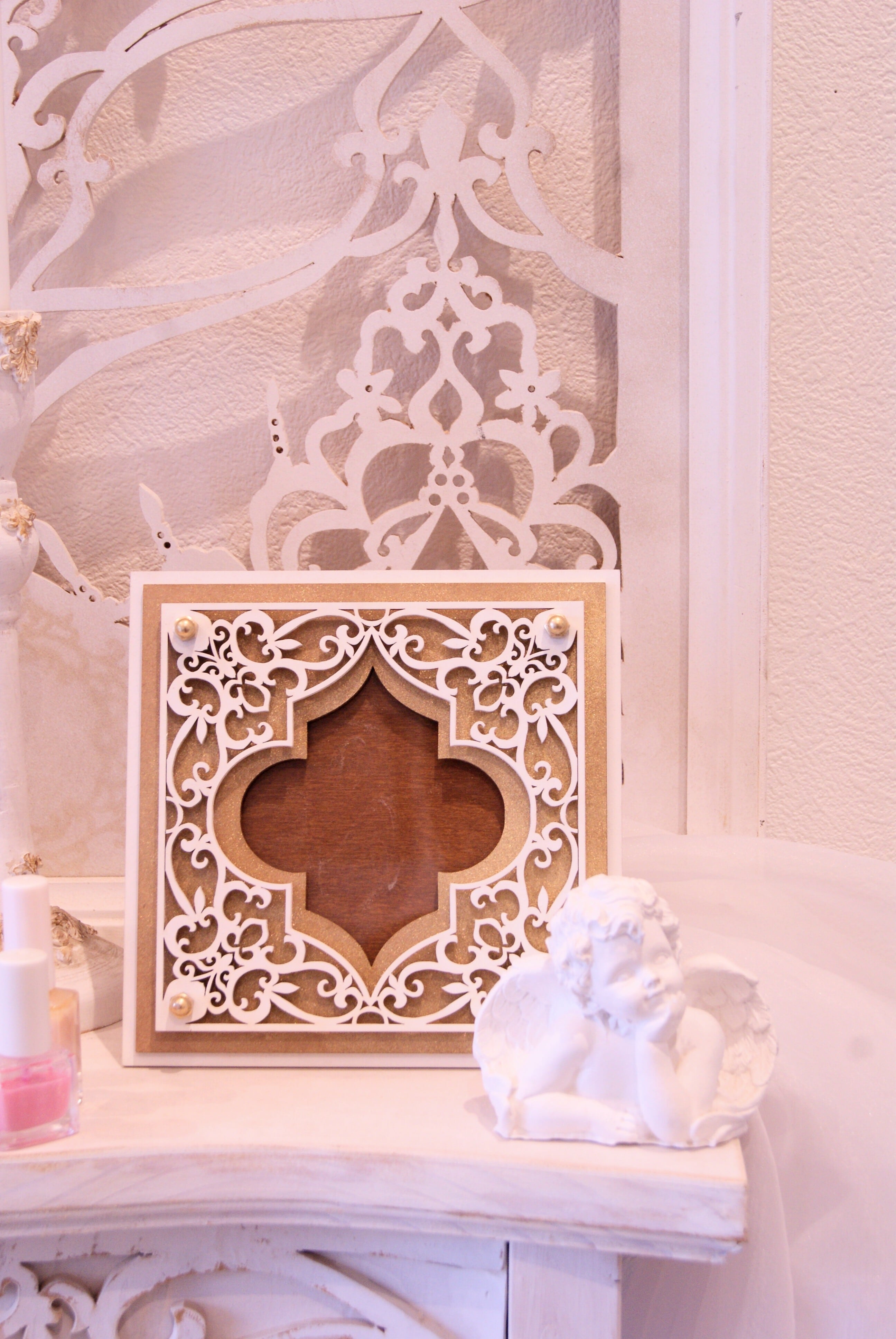 むにゅむにゅ ムニュムニュ 店パネル アートパネル フレーム シャビー