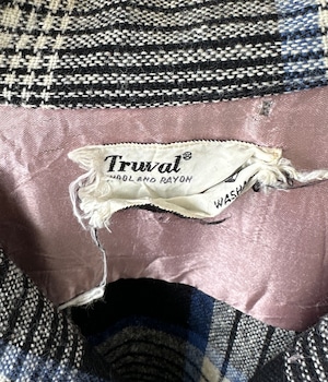 -Truval- Vintage 60s Check Shirt