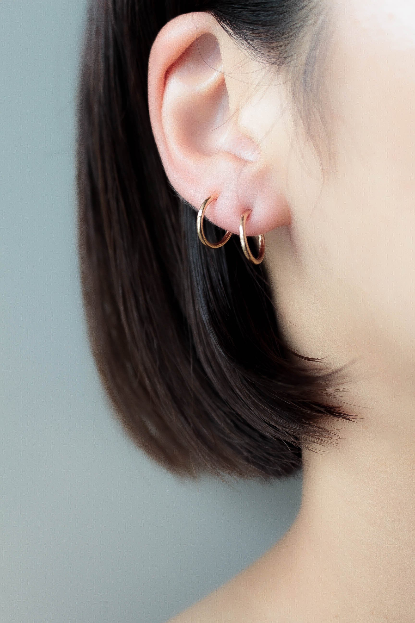 Simple Hoop Earring | ebine(エビネ)|金属アレルギー対応アクセサリー