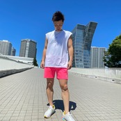 NUMBERX silver ラインストーン (半袖袖無しT-shirt)"White"