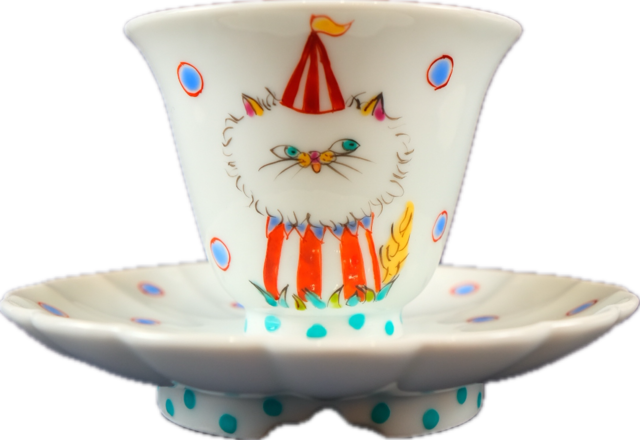 dot tento nekko / cap&saucer