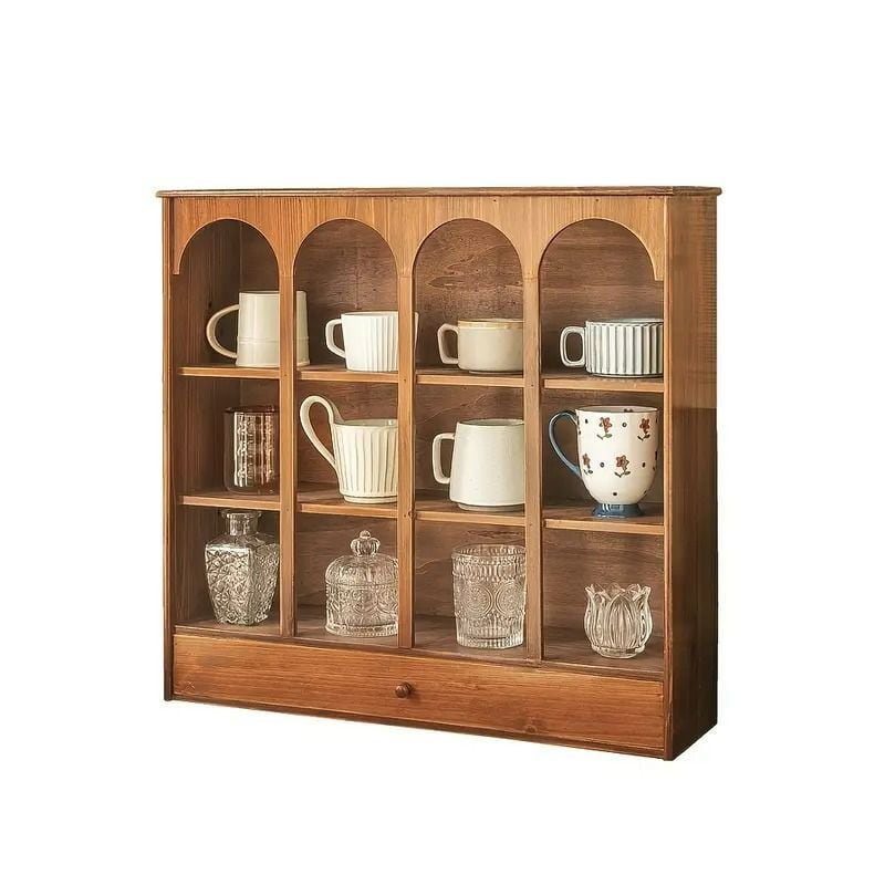 マグカップ収納棚　木製 収納棚 木製 ヴィンテージ調 マグカップ収納 ティーカップ