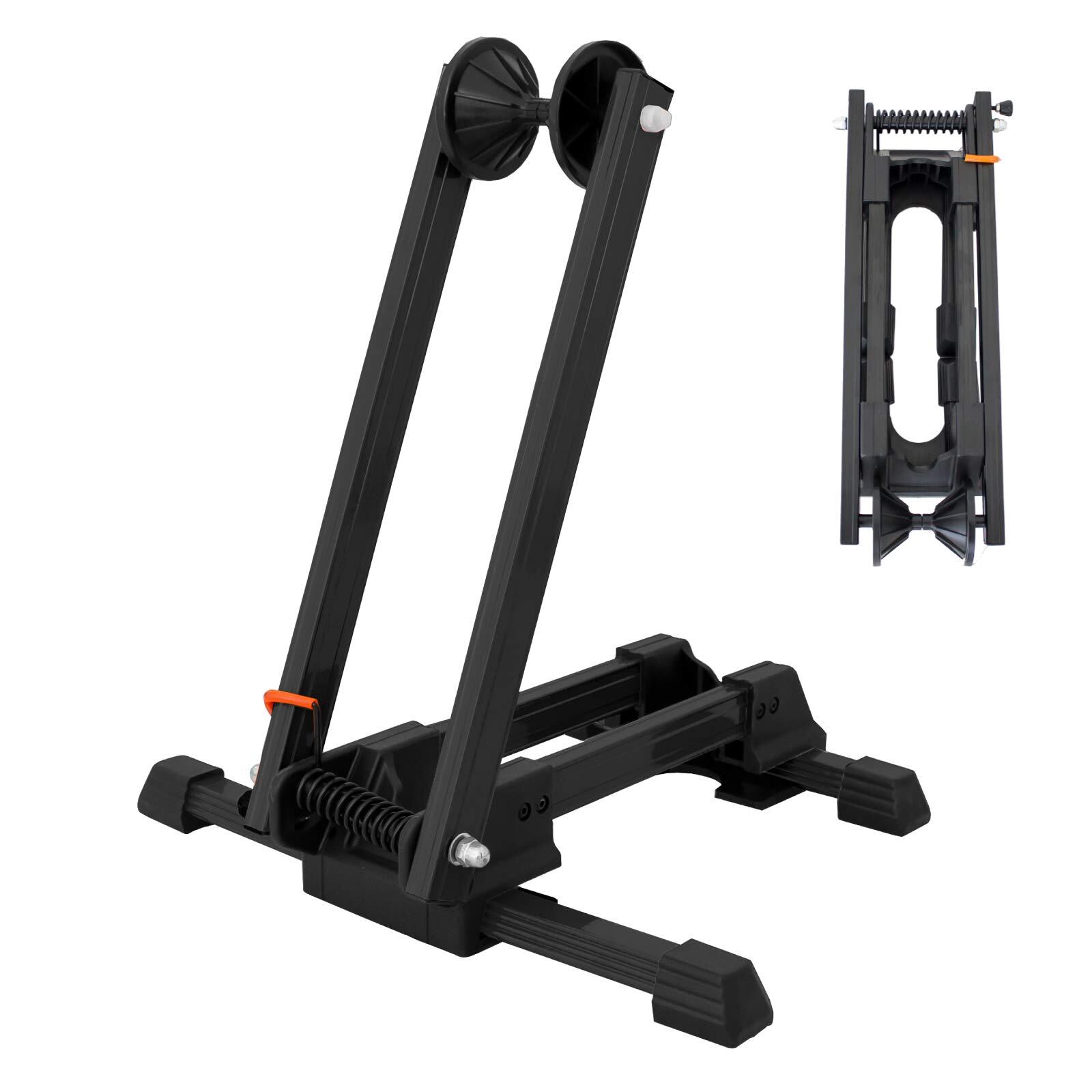 【在庫処分】GORIX(ゴリックス) 自転車 スタンド 室内 サイクルスタンド L字型 1台用 20-29インチ 自転車折りたたみスタンド (KW-30) ブラック