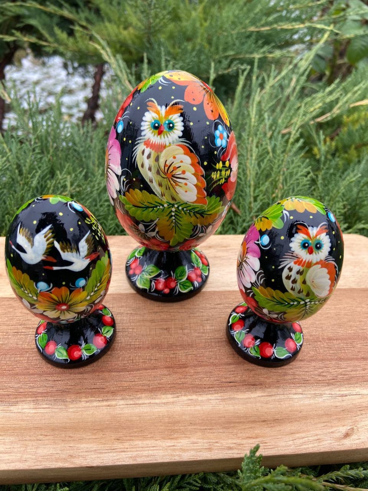 プィサンカ・土台付き（イースター・エッグ）9cm（ホメンコ作） - 12