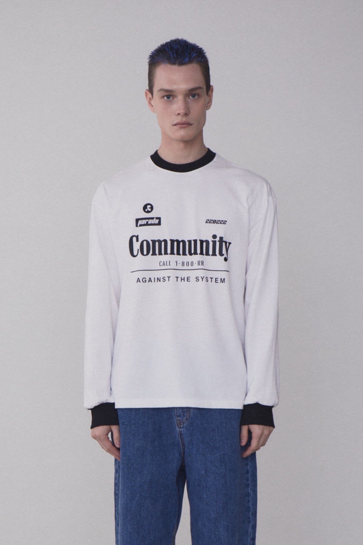 [rest & recreation] RR COMMUNITY OVERSIZED T-SHIRT - WHITE 正規韓国ブランド 韓国 ...
