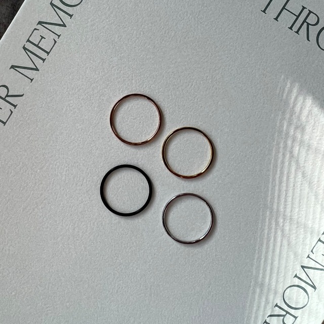 simple 1mm 細ring