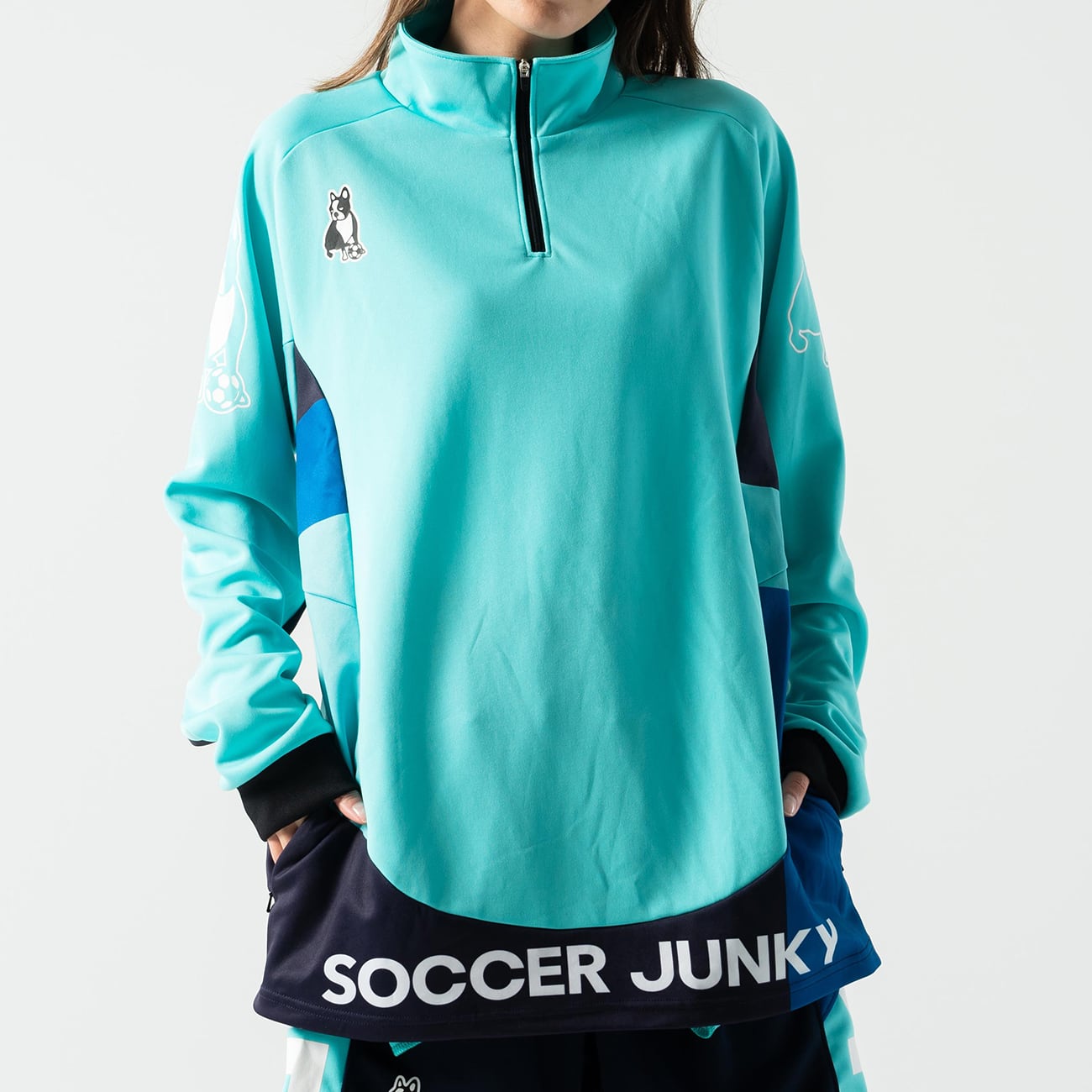 soccer junky（サッカージャンキー）/ハーフZIPトレーニングジャケット soccerjunky サッカージャンキー