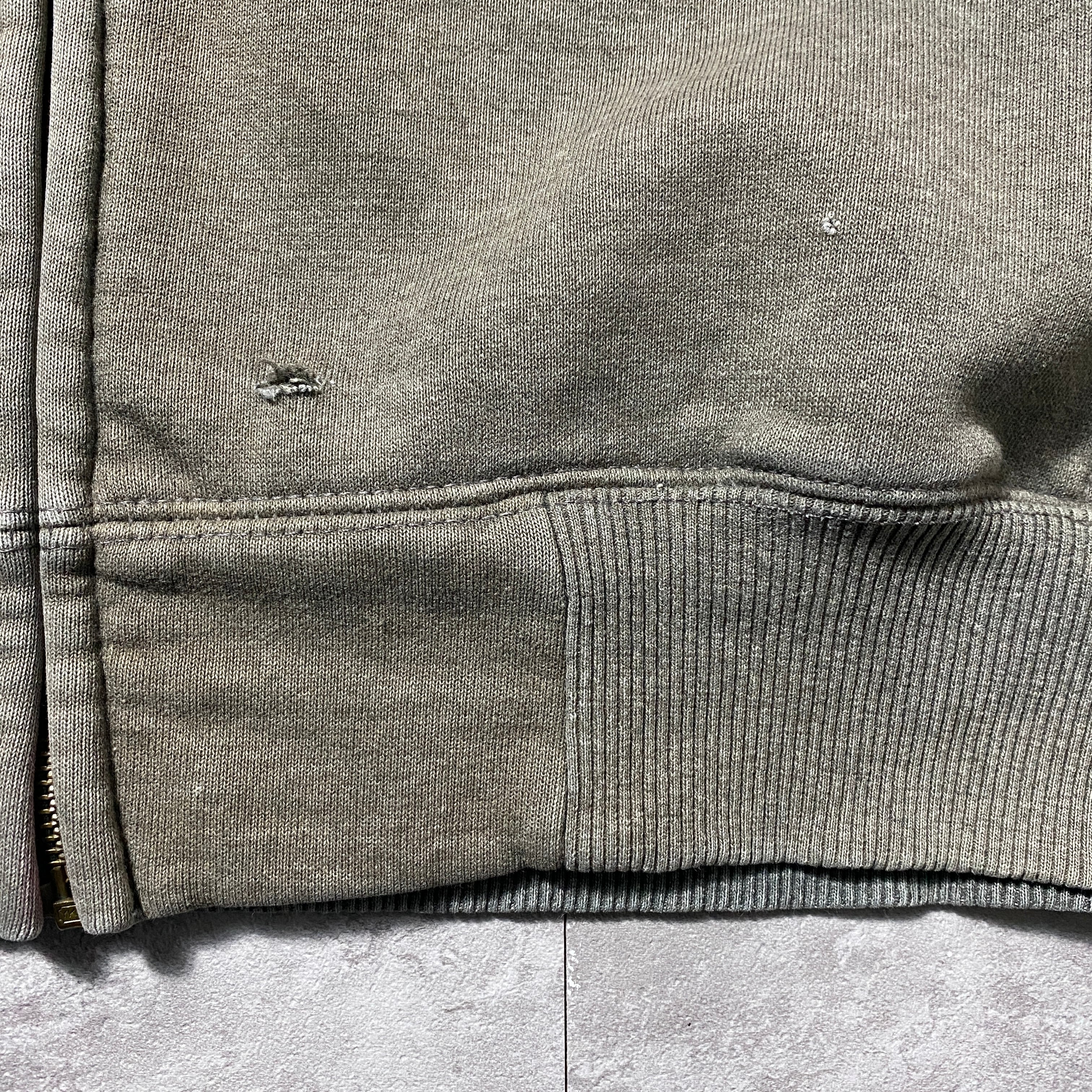 Size.XL】carhartt カーハート 刺繍企業ロゴ 最高フェード ダメージ