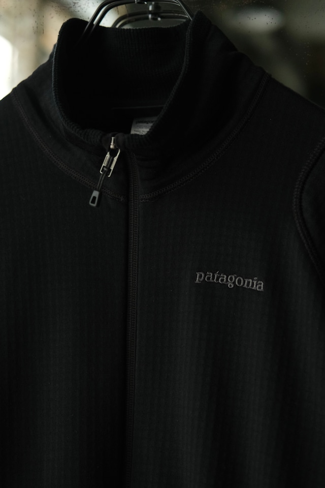 Utah／"patagonia" R1 full zip POLARTEC jacket／black
