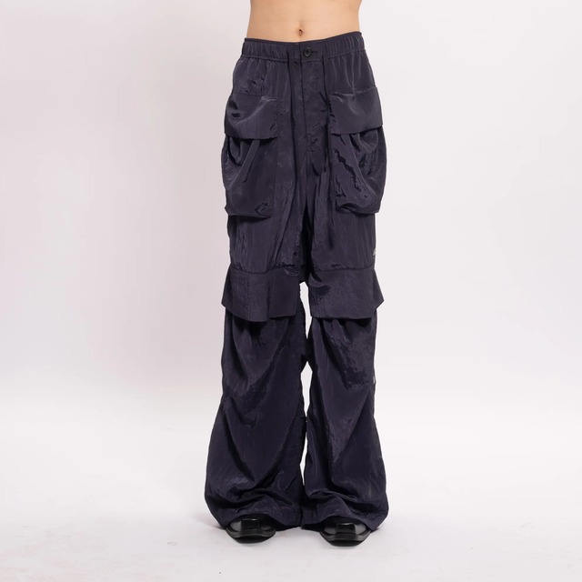 【26SS】Feng Chen Wang フェンチェンワン / マルチポケットカーゴパンツ / Multi pocket cargo trousers with button up side