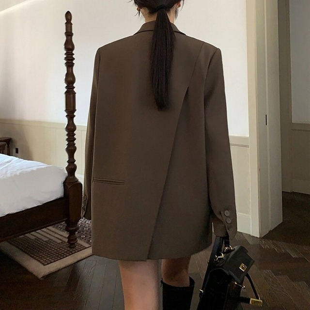 back slit suit jacket / 3colors  【20220121486】
