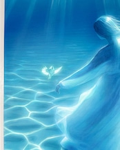 【原画】"Dance with Blue"