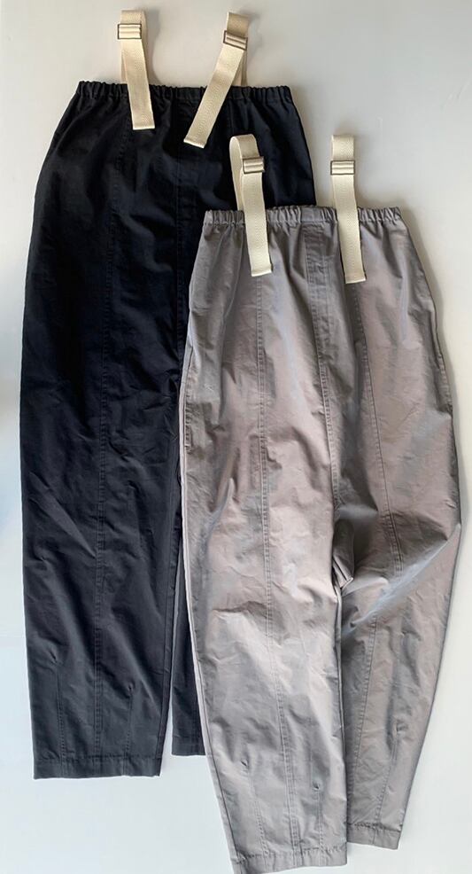 CAVEZA ROSSO カベサロッソ / カーブシルエットタフタサロペット