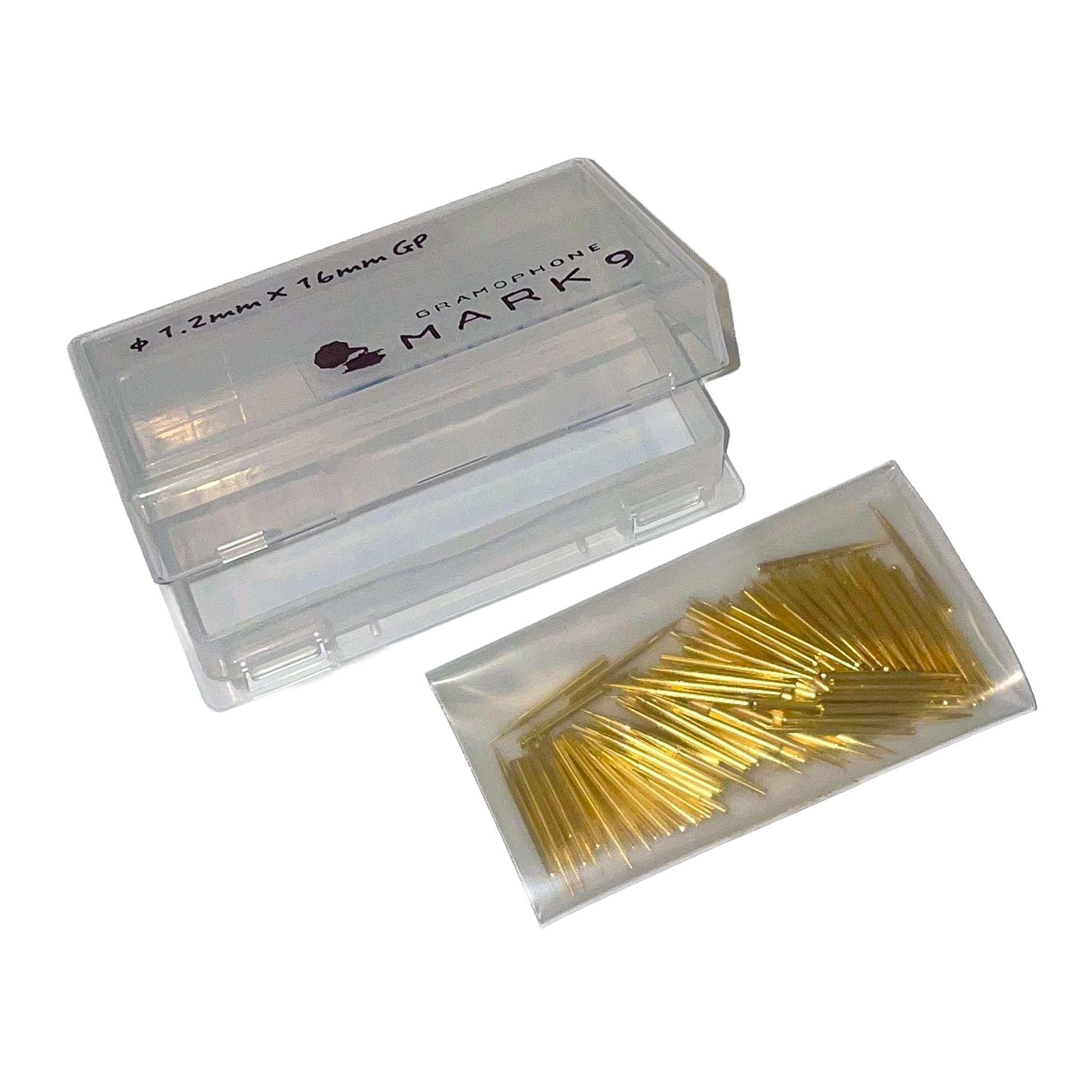 蓄音機用鉄針(径1.2mm×16mm_金メッキ 約100本入り) | Mark9