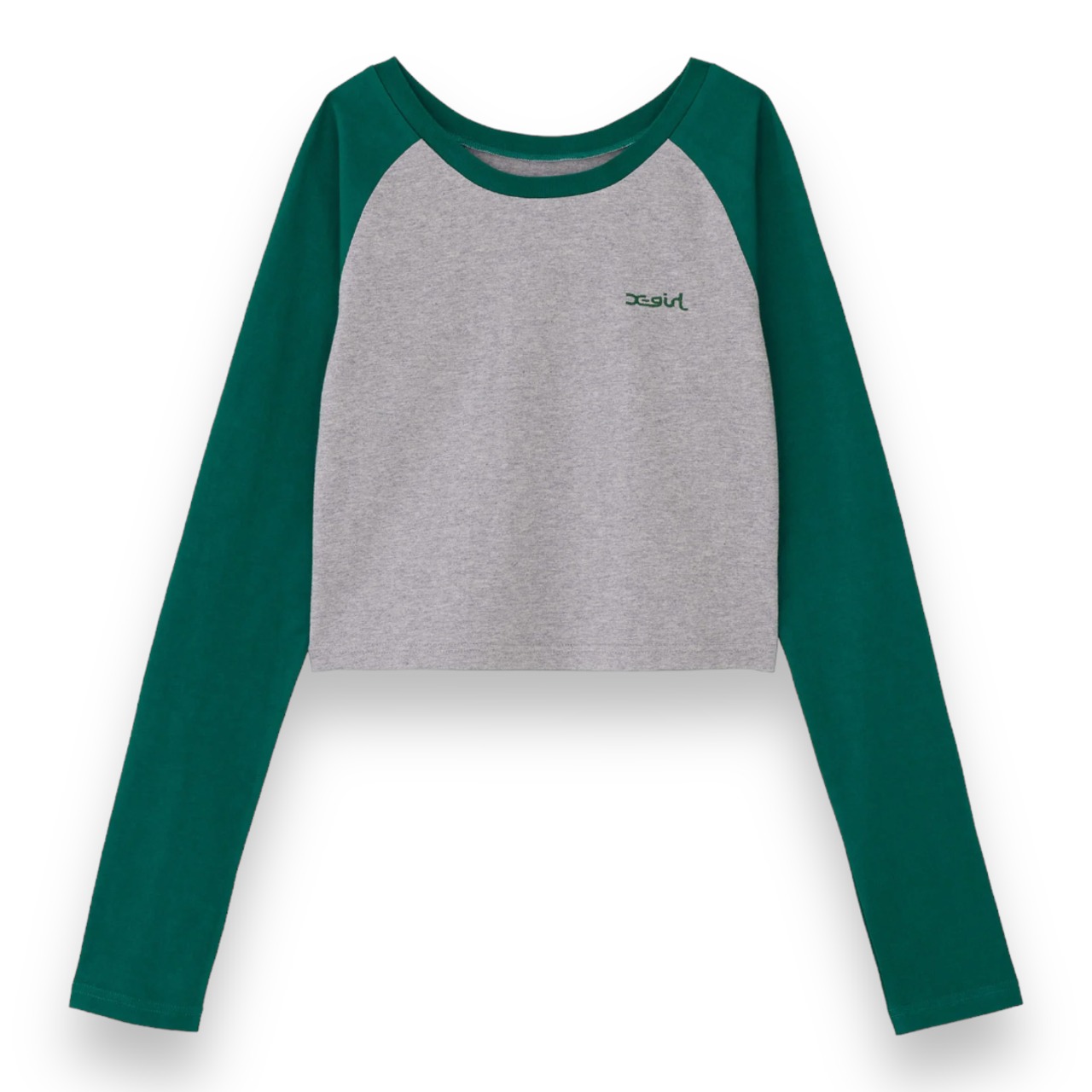 【X-girl】BABY RAGLAN TOP 【エックスガール】