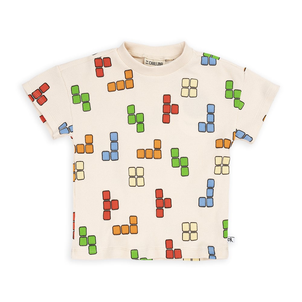 24SS】カーラインク(CARLIJNQ) Blox-crewneck t-shirt Tシャツ