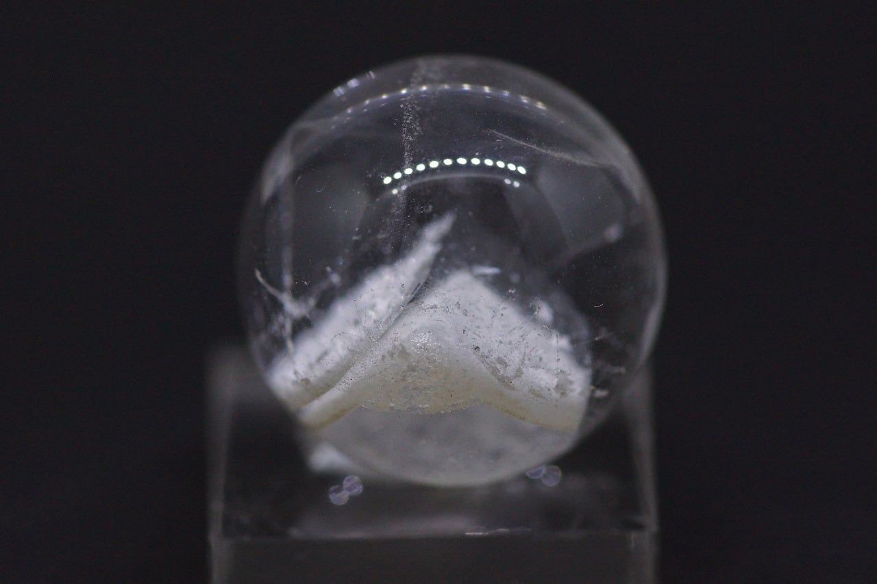 ファントム水晶丸玉 約24mm 天然石•パワーストーンのクリスタル☆ドリーム