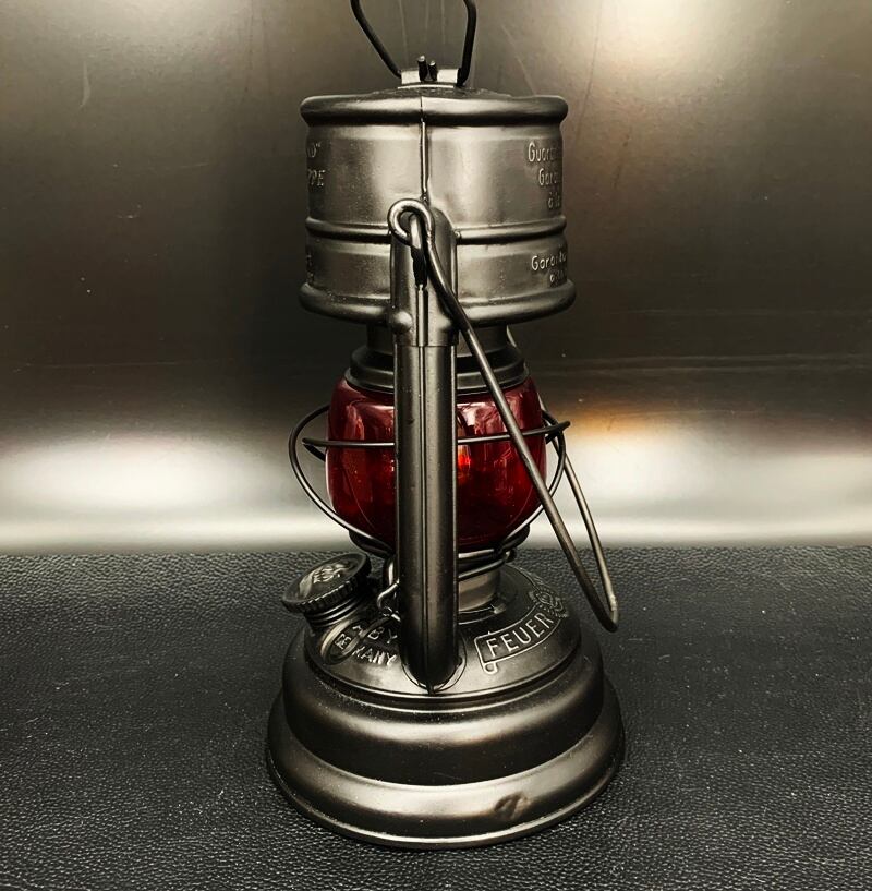 FEUERHAND 176 stk DBP a. 1950's auer red glass | Oldman's lantern