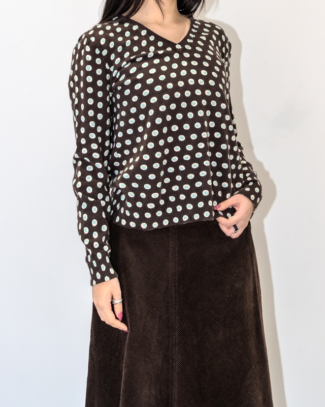 LANDS' END DOT SWEATER