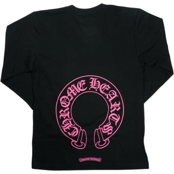 Size【L】 CHROME HEARTS クロム・ハーツ HORSESHOE L/S TEE BLACK