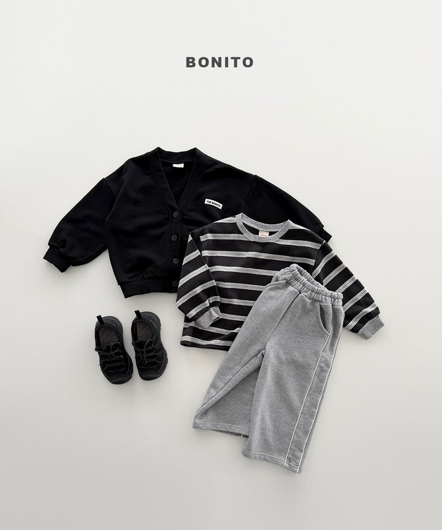《予約》送料無料【BONITO】Side Line Wide Pants