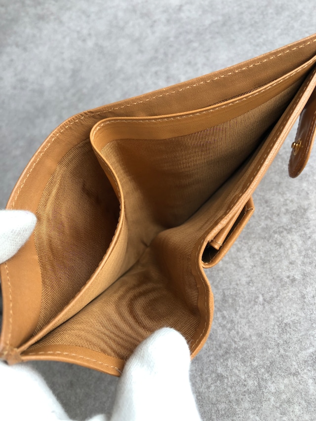 CELINE セリーヌ マカダム 財布 ブラウン トリオンフ PVC 2つ折り vintage ヴィンテージ オールド bcju54