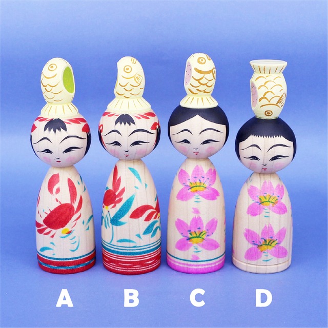 《 作並系・平賀輝幸 工人 》たい焼きこけし