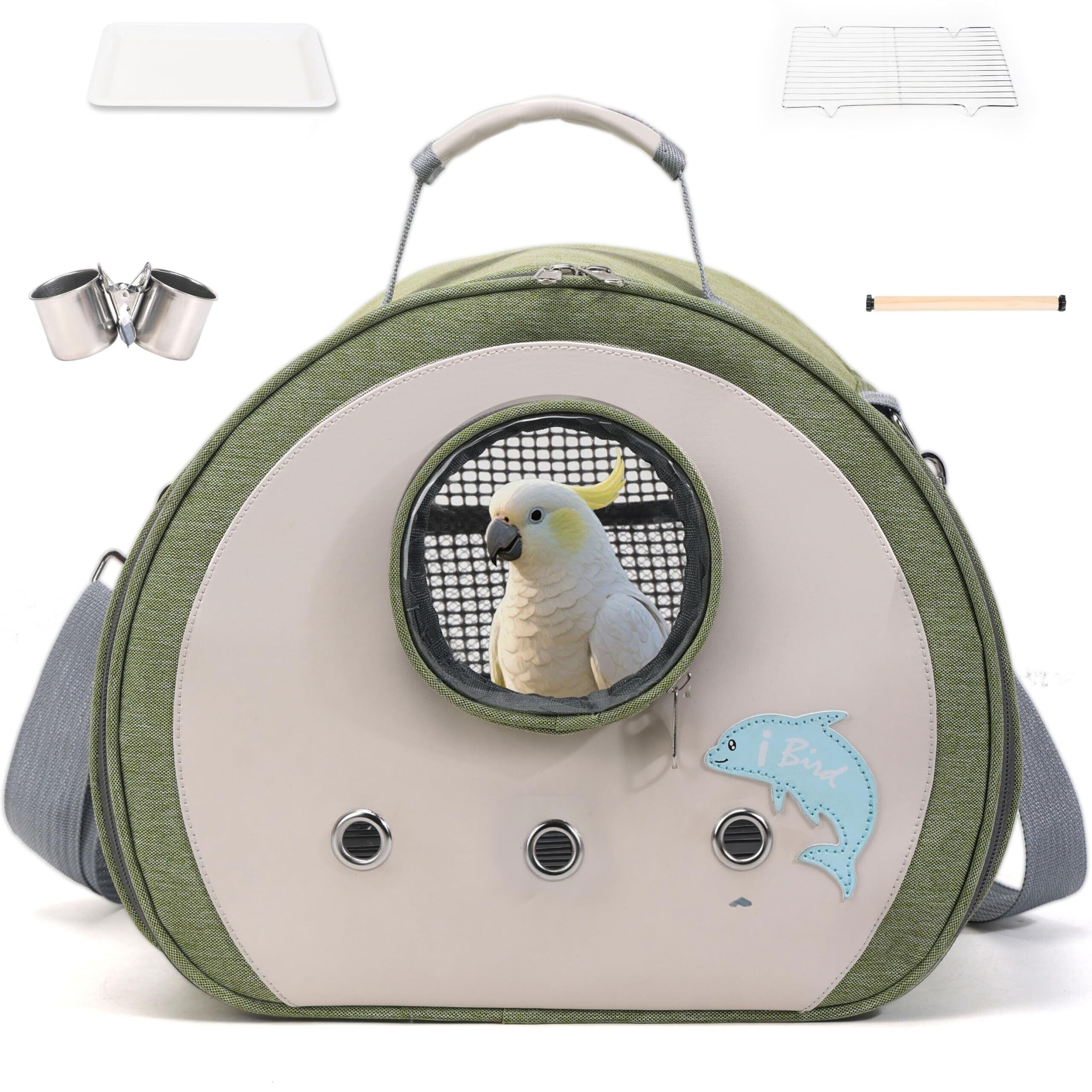 2022最新】Hopeholic 最新型 鳥 キャリー 移動用ケージ 手提げ/肩掛け