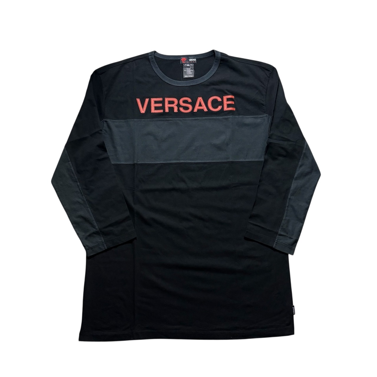 vintage VERSACE SPORT logo patch tee