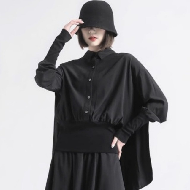 Back drape style shirt C0783
