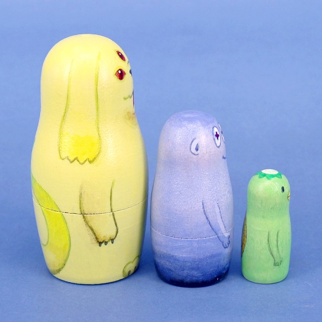 《 川端薫 》魑魅魍魎マトリョーシカ・壱　5個型