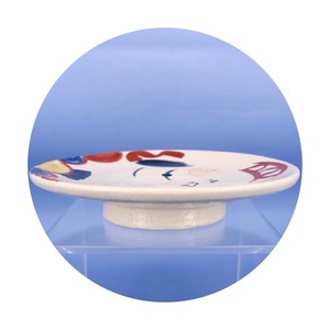 《 鈴木ハツミ 》高台丸小皿　こけし