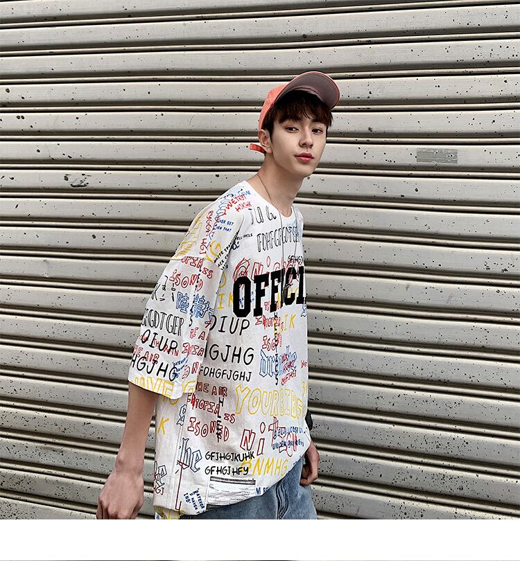 全1色 Tシャツ カットソー プリント カジュアル おしゃれ