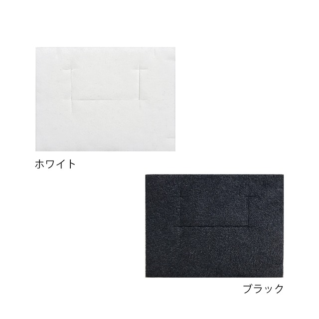 クリックポスト【5way】カットスポンジ S （ホワイト・ブラック）切込み付　 52×69×15mm　日本製　A069