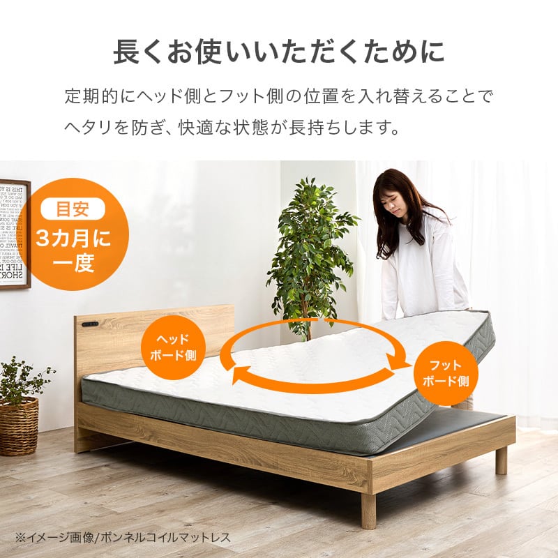 【完成品】ポケットコイルマットレス 圧縮ロールタイプ 4サイズ展開 寝具 一人暮らし ワンルーム 幅120cm