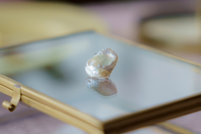 余白　｜淡水パールイヤーカフ｜