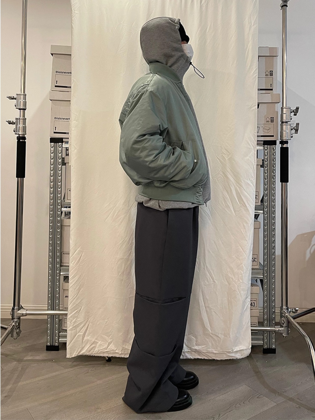 UNDERMINE Textured Cleanfit Hoodie