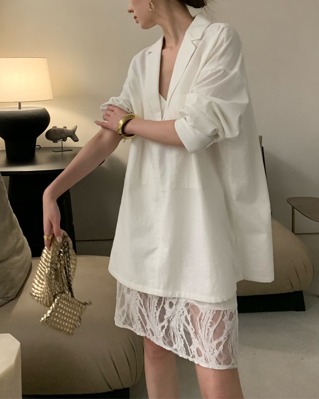 テーラードオーバーシャツ　S25580