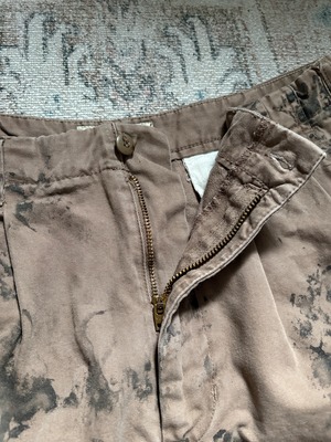 FIELD MASTER / HANDPAINT CAMOUFLAGE HALF PANTS / REMAKE