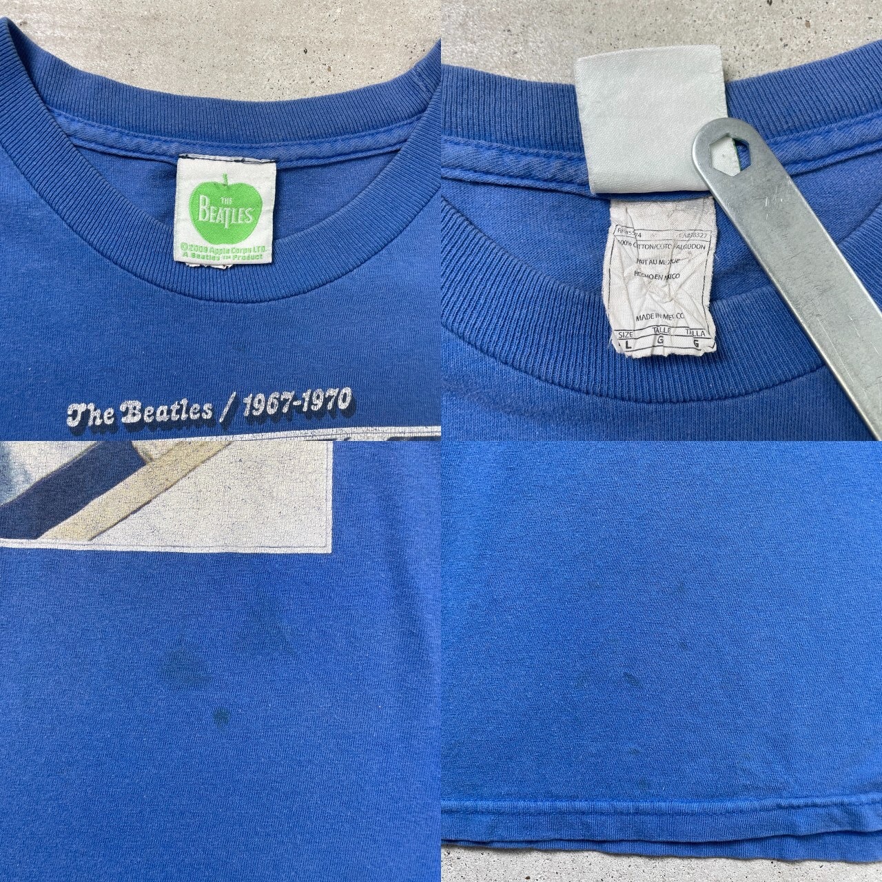 00年代 The Beatles ビートルズ バンドTシャツ バンT アルバム メンズL 
