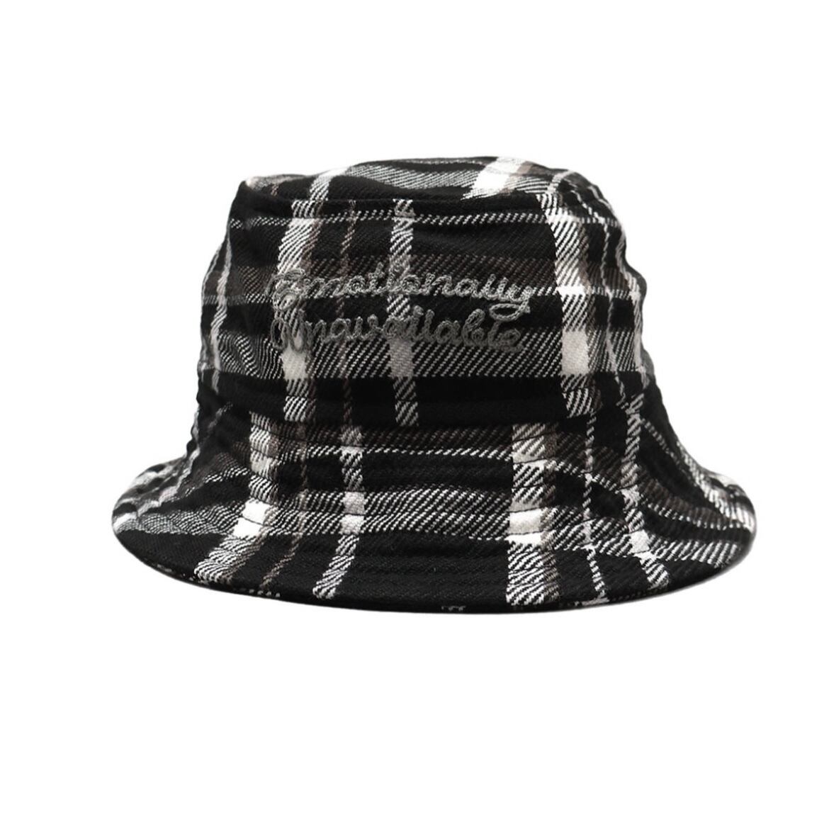 EMOTIONALLY UNAVAILABLE / EU FLANNEL BUCKET HAT | FLAME