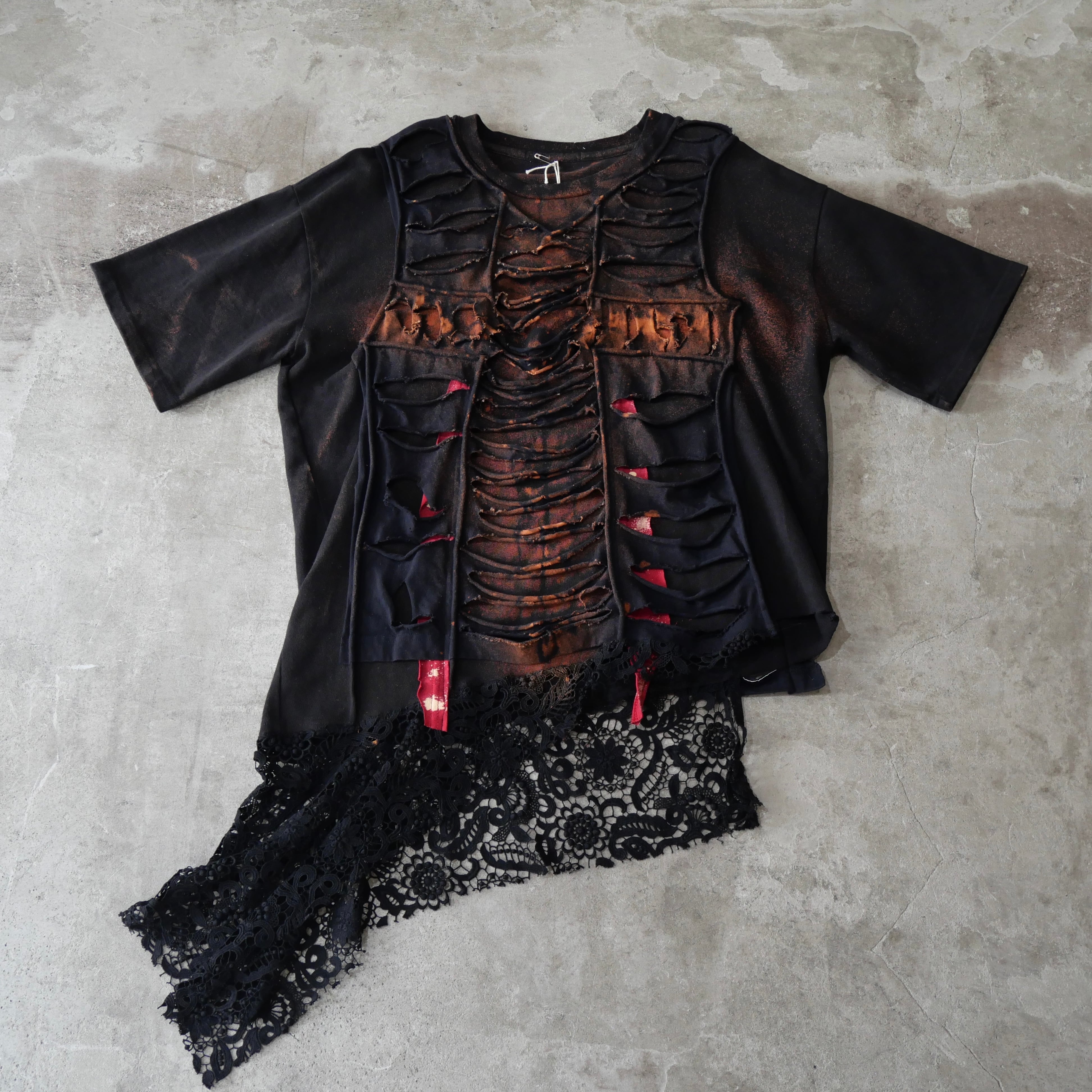 MARGE Tulle beading short gilet | PAY ID