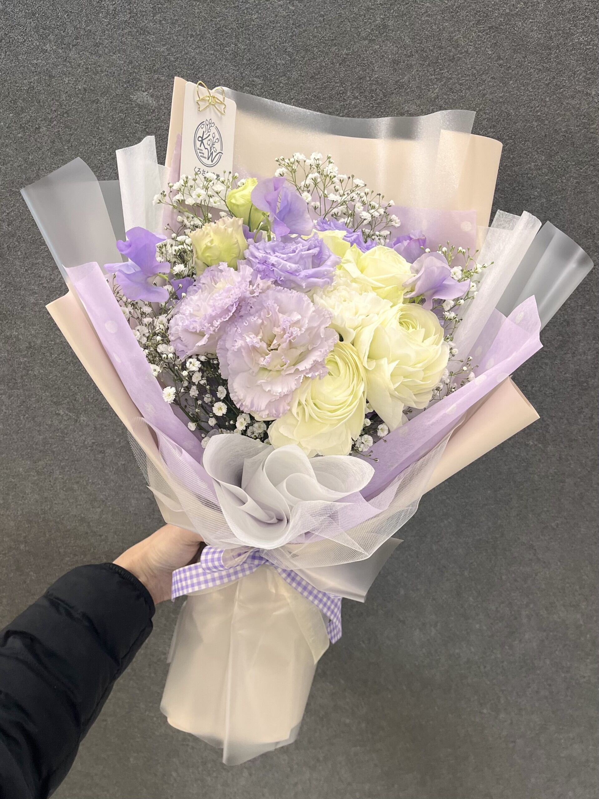店舗受取り】bouquet 韓国ブーケ | くろさわ図鑑 | 花畑にある花屋