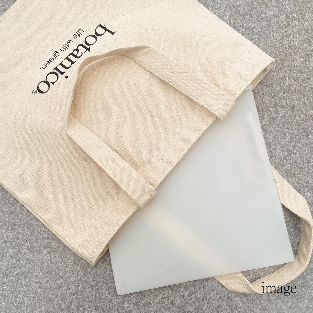 LOGO TOTE BAG ／ Natural | 【botanico】多肉植物など観葉植物の通販