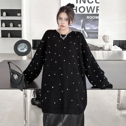 新作 おしゃれ 丸ネック セーター トップス アウター ゆったり ラウンドネックニット ベーシックニッ オシャレベーシックニット人気なリプニット