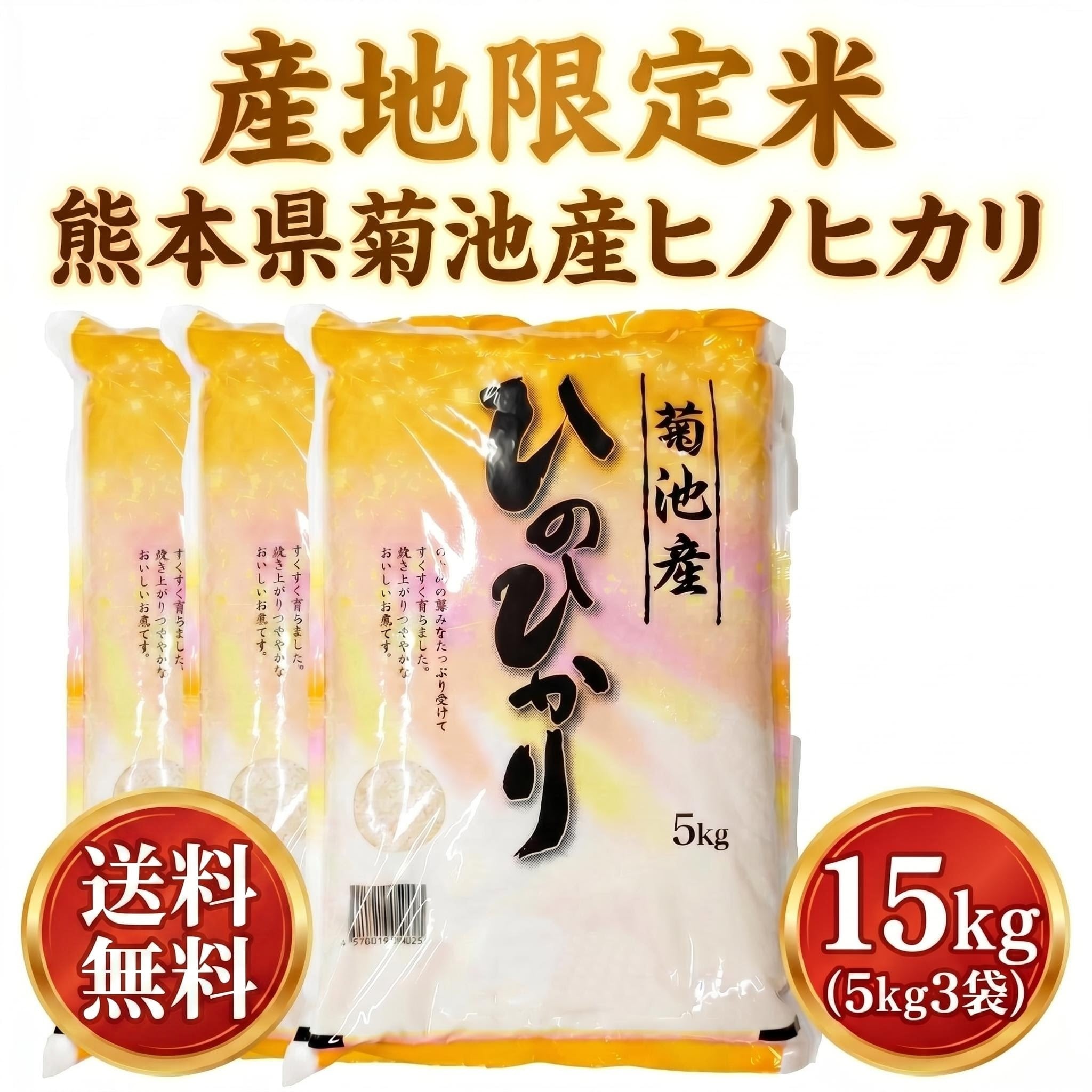 お米 米 5kg 白米 送料無料 無洗米 熊本県産 ひのひかり 令和7年産